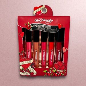 New Ed Hardy 5pc Liquid Lipstick Set